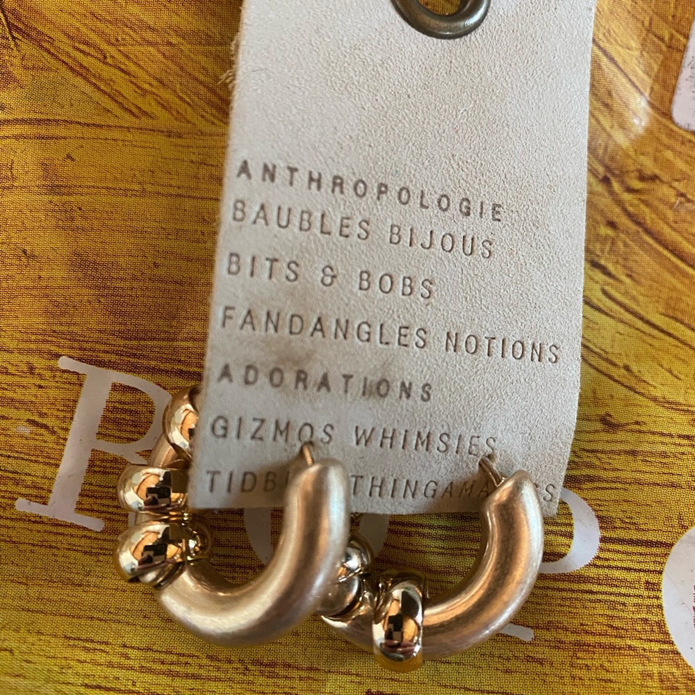 Anthropologie Gold Hair Accessories